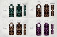 Ornate Hummingbird Lip Balm Holder Sublimation Design Product Image 1