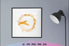 Hummingbirds And Flowers Papercut Product Image 2