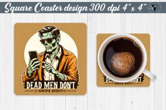 Square Coaster | Halloween coaster | Sarcastic Product Image 1