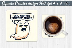 Square Coaster | Halloween coaster | Sarcastic Product Image 1
