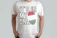 It's in my DNA Hungary Flag Fingerprint PNG Sublimation Product Image 2