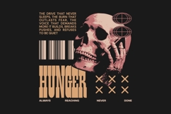 Hunger Urban Streetwear T-shirt Design Product Image 1