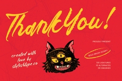 Hunger Bloods - Bold Brush Script Product Image 20