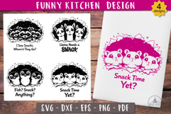 Hungry Snack Animal SVG Funny kitchen design