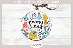 Hunny Bunny v1 Round Keychain Sublimation Product Image 1