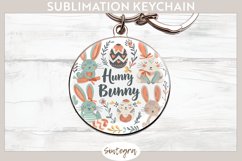 Hunny Bunny v2 Round Keychain Sublimation Product Image 1