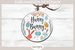 Hunny Bunny v4 Round Keychain Sublimation Product Image 1