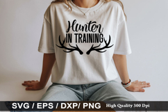 Hunter in training - Hunting SVG Design Product Image 1