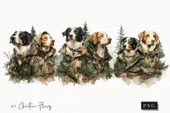 Hunting Dogs Clipart | Hunting Season PNG Product Image 1
