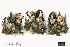 Hunting Dogs Clipart | Hunting Season PNG Product Image 1