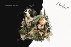 Hunting Dogs Clipart | Hunting Season PNG Product Image 2