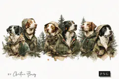 Hunting Dogs Clipart | Hunting Season PNG Product Image 1