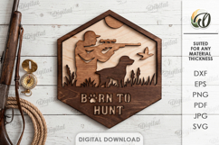 Hunting and Fishing Signs Bundle Laser Cut. Wall Decor SVG Product Image 4