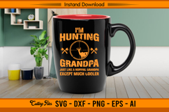 Hunting Grandpa SVG Funny Deer Hunter Quote Design Product Image 3