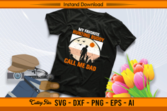 My Favorite Hunting Buddy Call Me Dad SVG Design Product Image 2