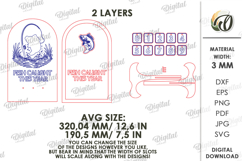 Hunting and fishing Trackers Bundle Laser Cut. Hunter Log Product Image 3