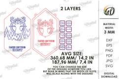 Hunting Tracker Laser Cut. Hunter log SVG. Days on the hunt Product Image 2
