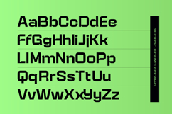 Hurst Bagod - Futuristic Sans Serif Font Product Image 9
