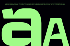 Hurst Bagod - Futuristic Sans Serif Font Product Image 10