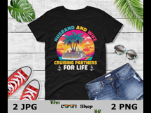 Husband And Wife Cruising Partners For Life Png Product Image 2
