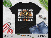 Husband And Wife Cruising Partners For Life Png Product Image 2
