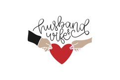 Husband and Wife SVG Cut File Product Image 1