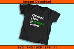 Husband Dad Agronomist Legend SVG Design Agronomy Gift Idea Product Image 2