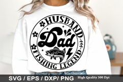 Fishing Dad Shirt SVG Bundle - Fishing Dad Shirt SVG Design Product Image 5