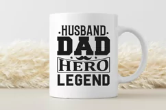 Husband dad hero legend SVG, Father's Day SVG Design Product Image 3