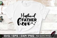 Husband Father Hero SVG - Father&#039;s Day Design Product Image 1