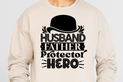 Husband father protector hero SVG, Father&#039;s Day SVG Product Image 1