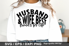 Husband &amp; Wife Best Friends For - Best Friends SVG Design Product Image 1