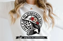 Put it on My Husbands Tab PNG | funny skeleton PNG Product Image 1