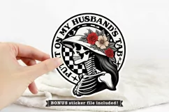 Put it on My Husbands Tab PNG | funny skeleton PNG Product Image 4