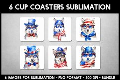 Patriotic Animals Cup Coasters I Patriotic Cup Coasters Product Image 17