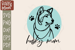 Husky Mom | A Dog Themed SVG Product Image 2