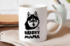 Husky Mama SVG PNG - Cute Husky Dog Lover Design Product Image 3