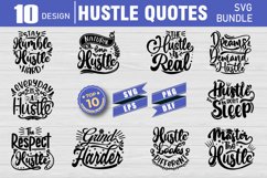 Hustle Quote SVG, Hustle SVG | EPS, SVG, PNG, DXF Product Image 1