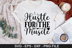 Fitness Quotes SVG Design - Gym T-Shirt Design Product Image 5