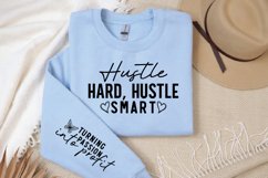 Hustle hard hustle smart Sleeve SVG Product Image 2