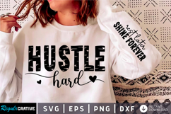 Hustle Hard SVG Design Product Image 1