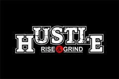Hustle Rise And Grind - T Shirt Design Product Image 3