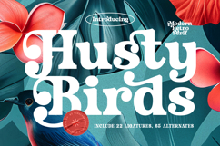 Husty Birds - Modern Retro Serif Product Image 1