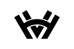 HV VH logo design Product Image 1