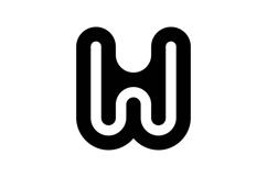 HW WH logo design Product Image 1