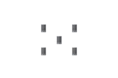 Grey geometric shapes arranged in a minimal style vector art Product Image 1