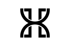 HX XH logo design Product Image 1