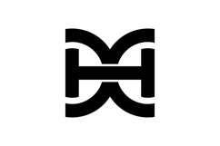HX XH logo design Product Image 1