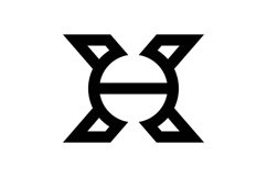HX XH logo design Product Image 1