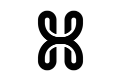 HX XH logo design Product Image 1